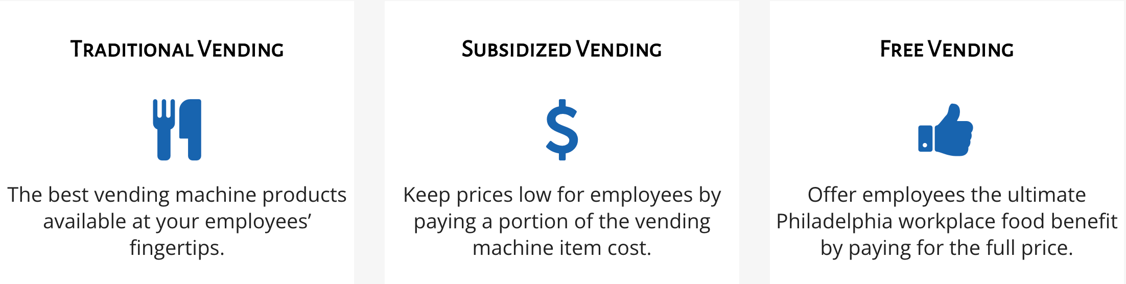 Lancaster Traditional, Subsidized & Free Vending